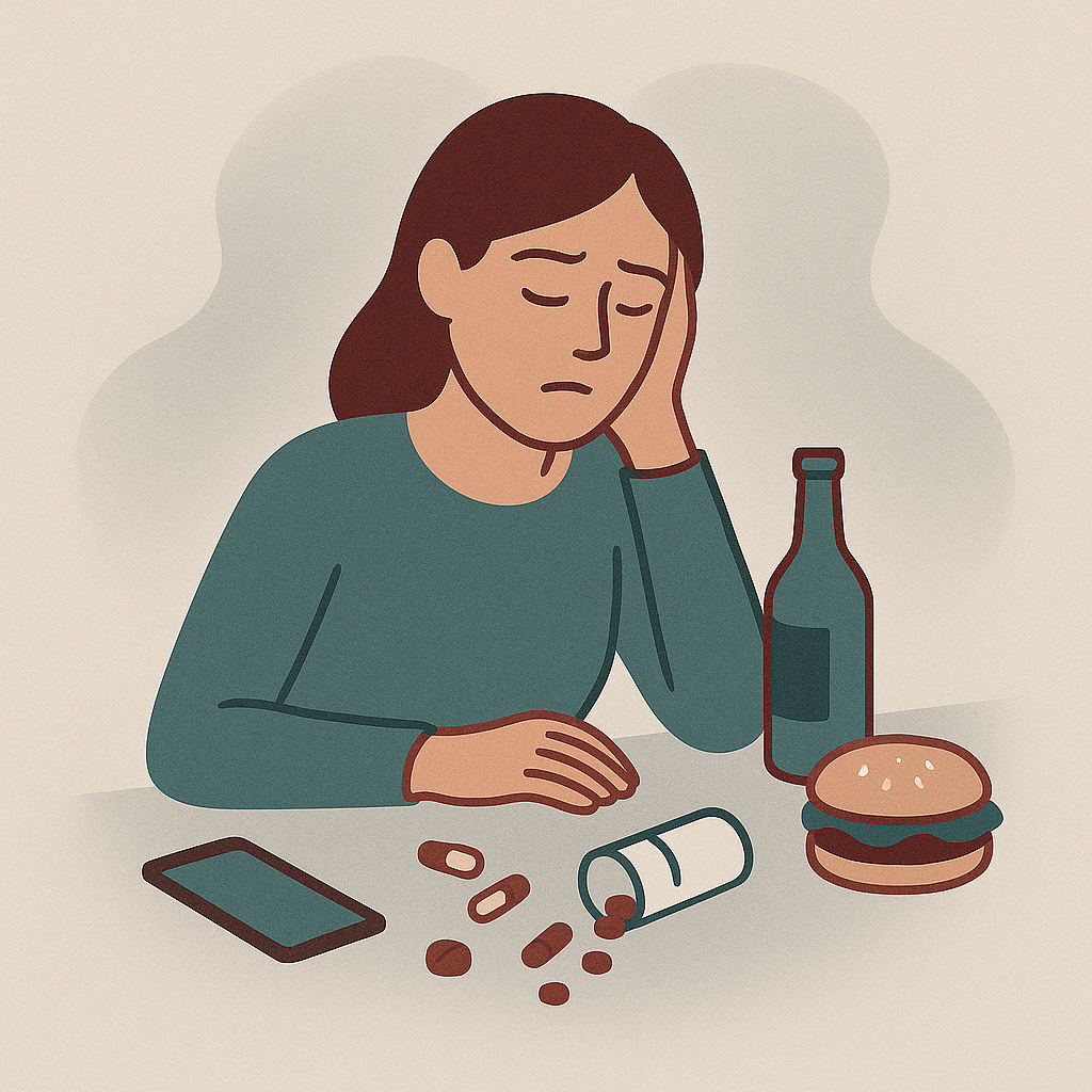 paciente adicta - tratamiento de las adicciones en clinica de psicologia en gijon